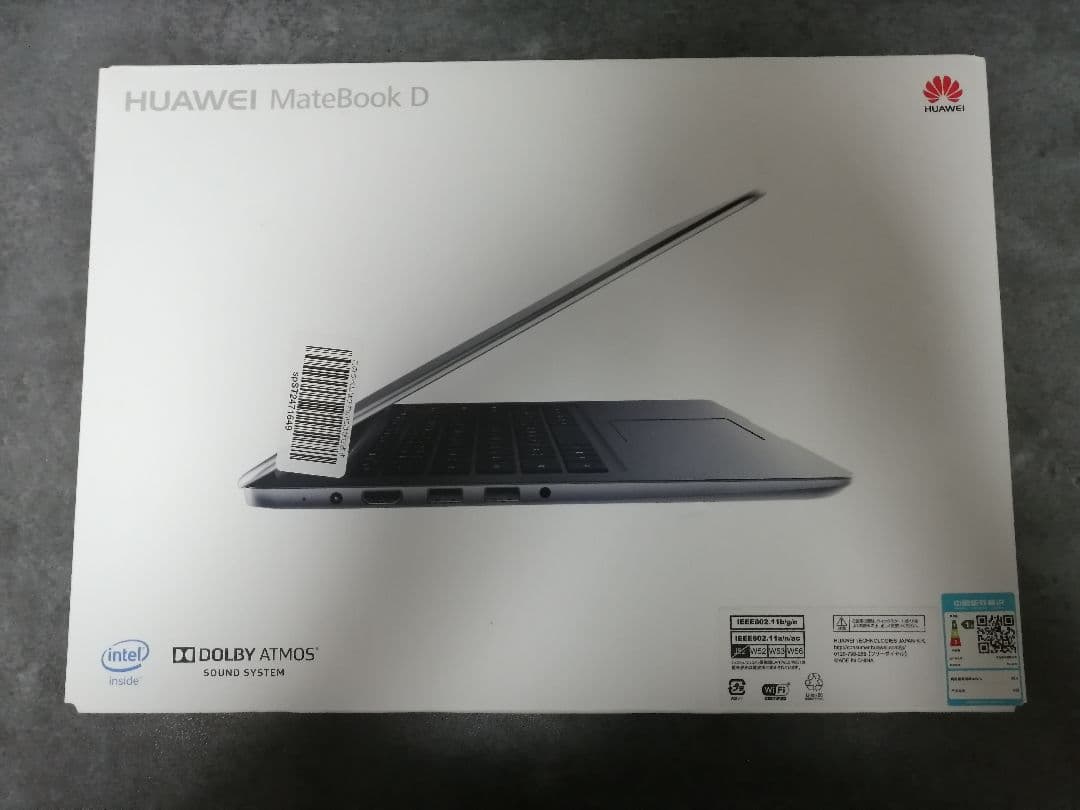 HUAWEI MateBook D Core i7 8GB 940MX 箱付