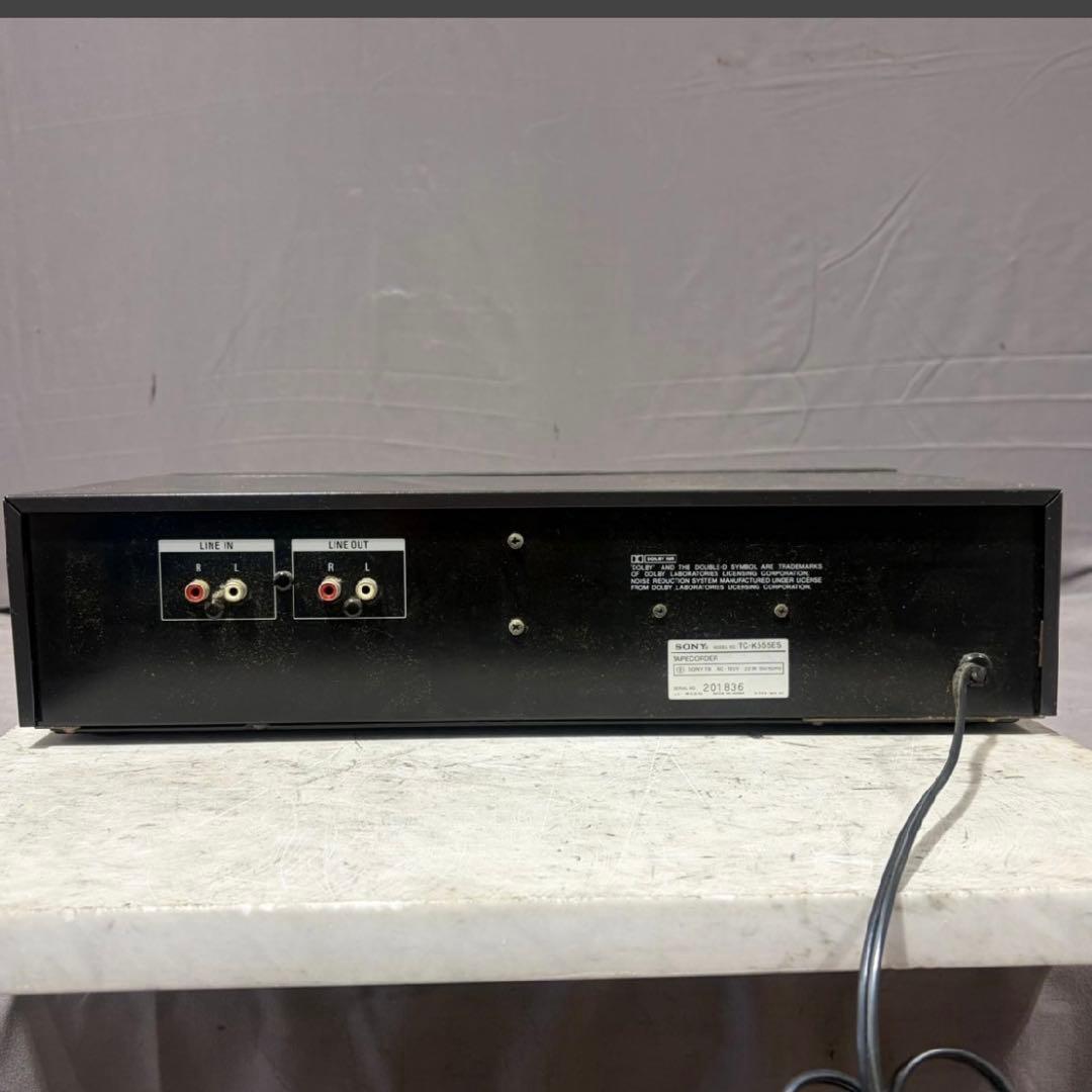 【美品】SONY TC-K555ES ソニー カセットデッキ