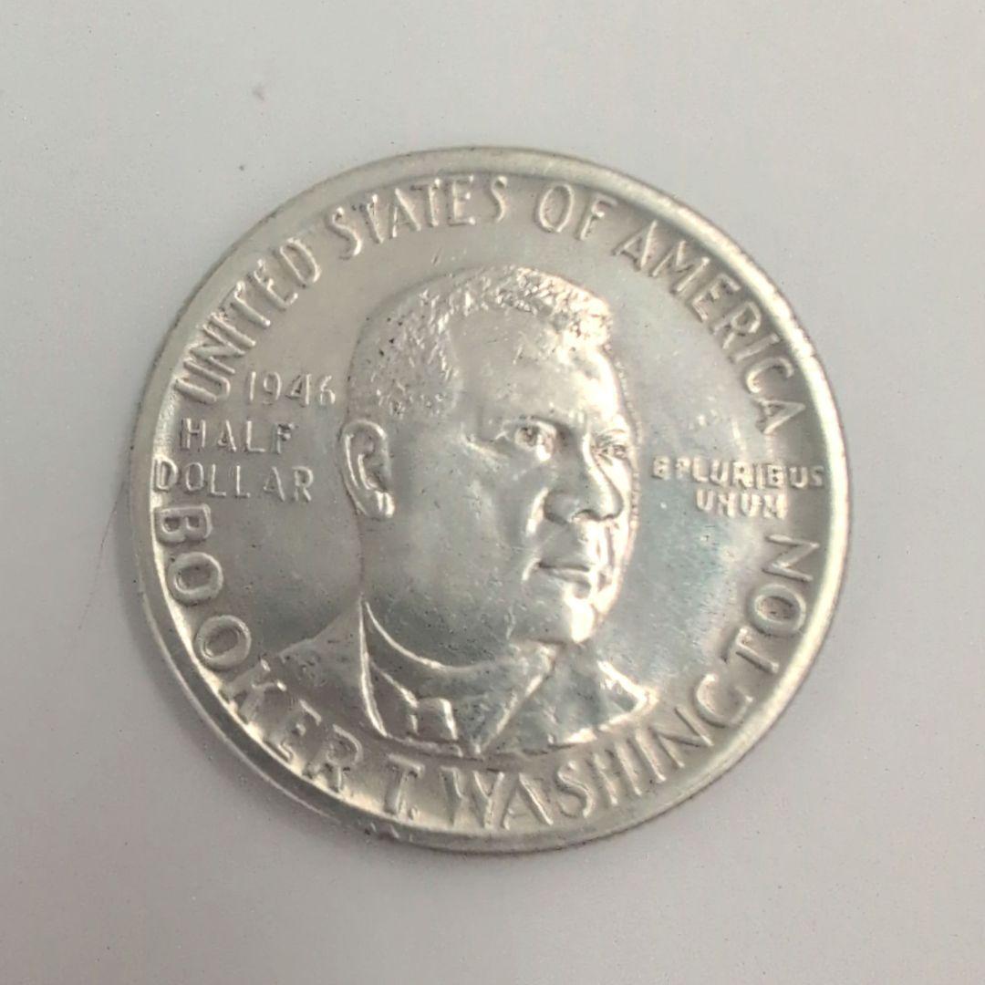 【認定書付】ブッカーTワシントン ハーフダラー銀貨