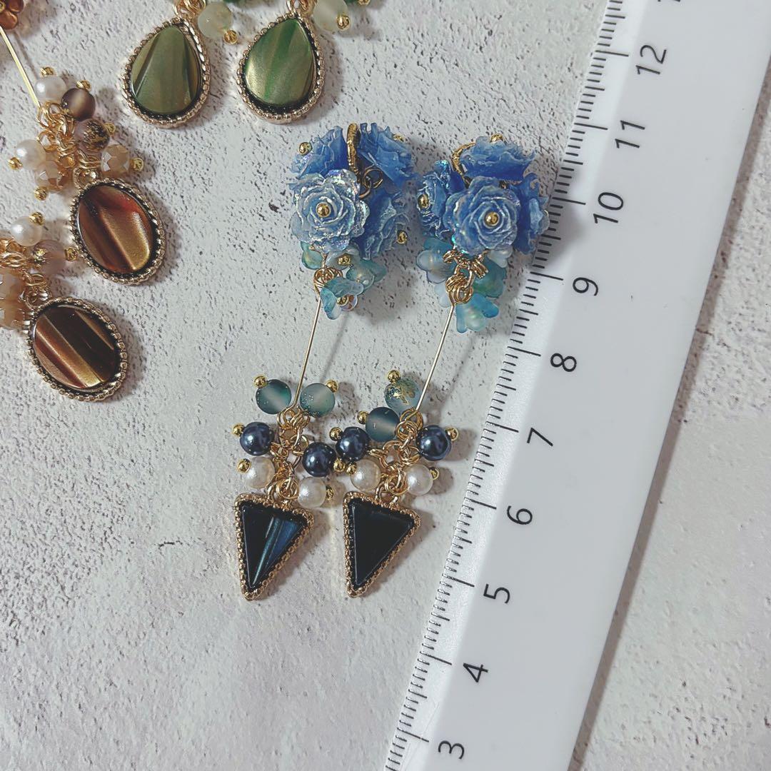 No.235 エナメルチャーム　じゃらじゃら　3ペア