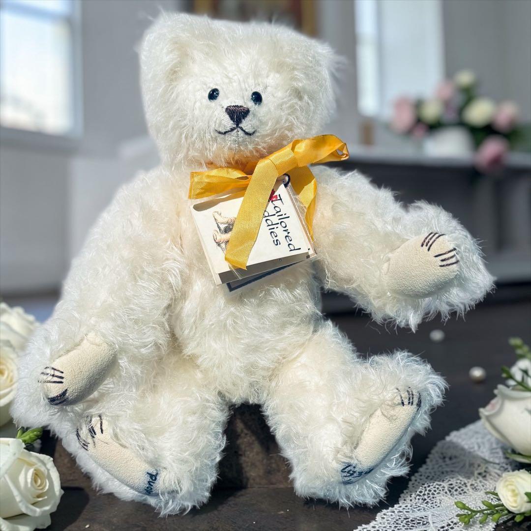 テディベア ダイヤモンド ホワイト 限定15体 英国製 証明書 サイン 箱 完品