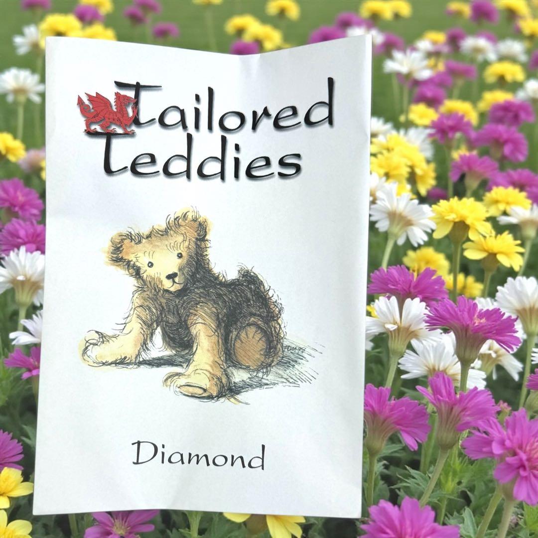 テディベア ダイヤモンド ホワイト 限定15体 英国製 証明書 サイン 箱 完品