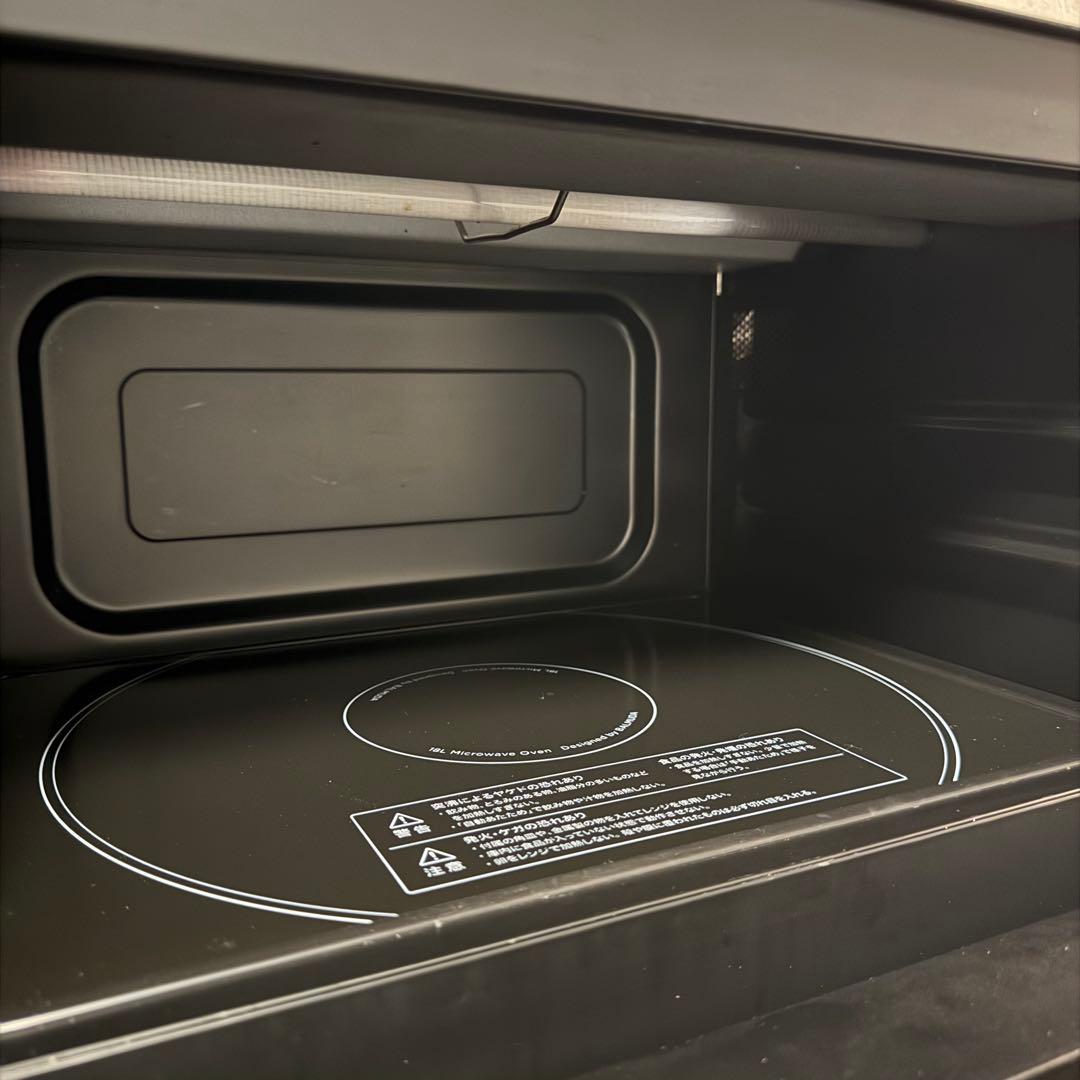 【美品】BALMUDAオーブンレンジ K04A-BK 2022年製