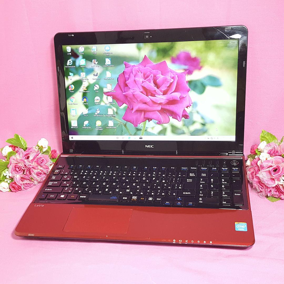 Win10♦薄型NECLaVie♦大容量500G&WEBカメラ&USB3.0搭載