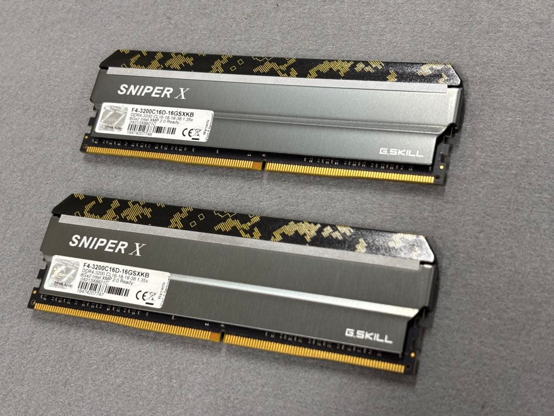 メモリー G.SKILL Sniper X DDR4-3200 16GB(8GBx2)