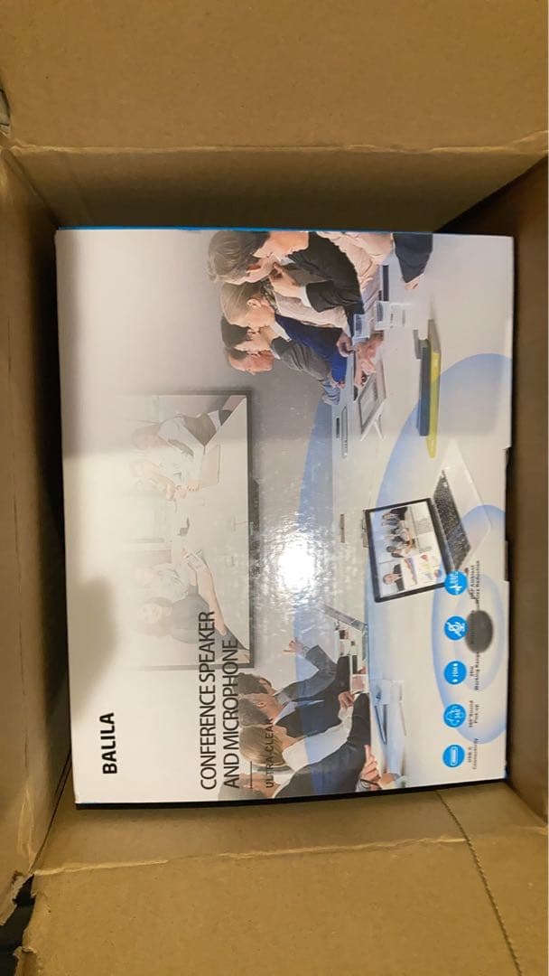 会議用マイクスピーカー　10〜15人用10個のAIマイク付USBスピーカーフォン