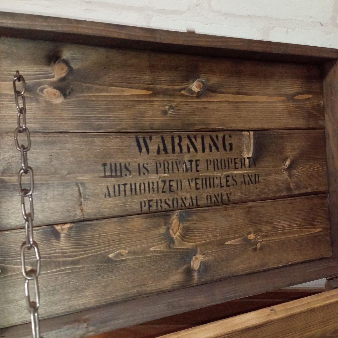 【ハンドメイド】ミリタリーコンテナ ストレージボックス