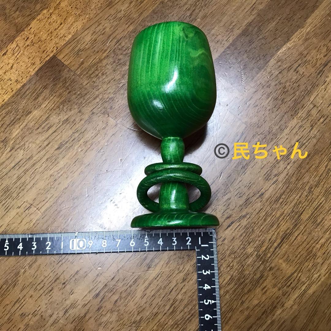 ハンドメイド　かわいい　木製　お酒　遊び心　2人ワイングラスセット T-280