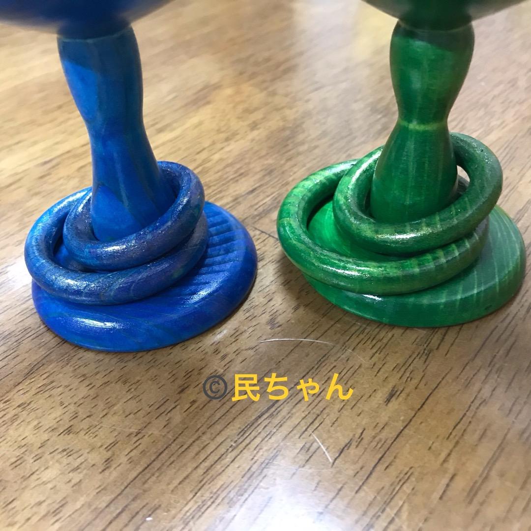 ハンドメイド　かわいい　木製　お酒　遊び心　2人ワイングラスセット T-280