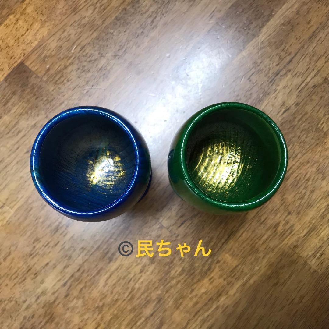 ハンドメイド　かわいい　木製　お酒　遊び心　2人ワイングラスセット T-280