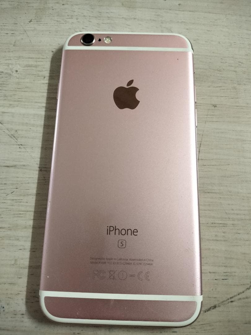 iPhone6s ローズゴールド 64GB バッテリー72%