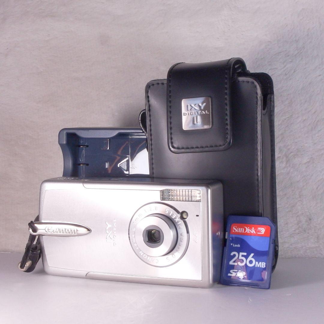 極上完動美品 Canon IXY DIGITAL L2 専用ケース SDカード付