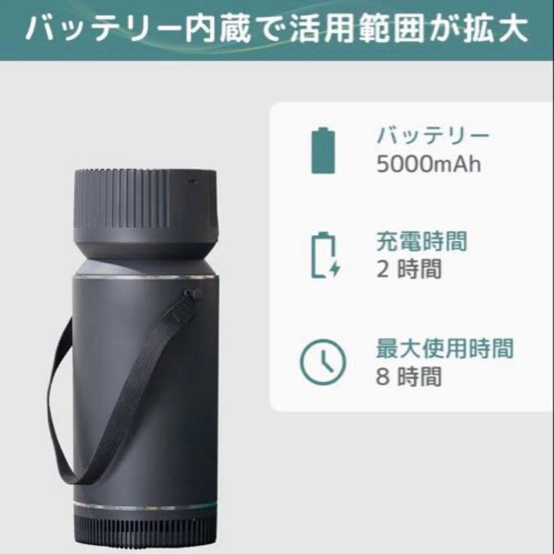ドライクーラー　Ver3 冷風機　温風機　送風機　内臓バッテリー　タイプC 卓上