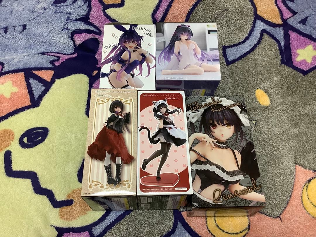 新品未開封！デート・ア・ライブVシリーズプライズフィギュア5個セット！