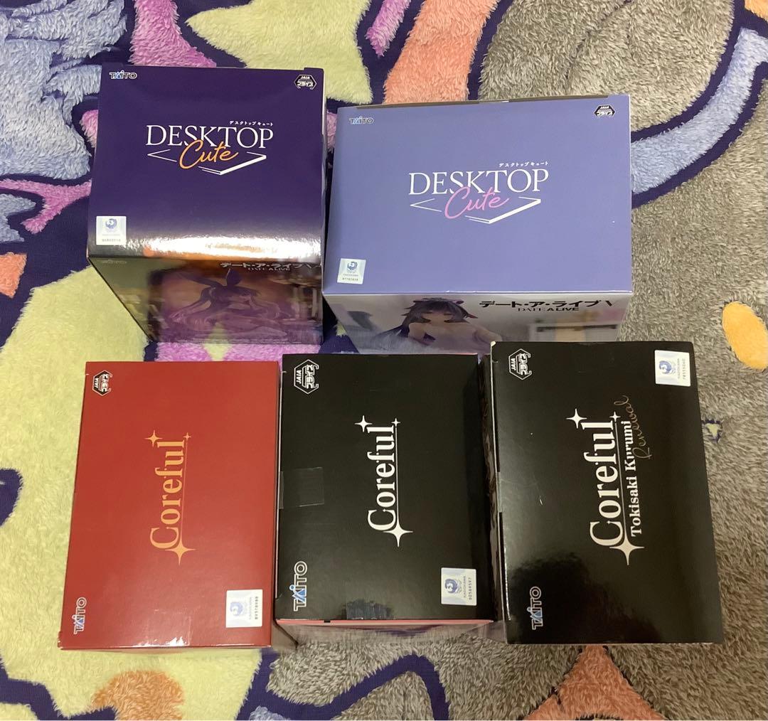 新品未開封！デート・ア・ライブVシリーズプライズフィギュア5個セット！