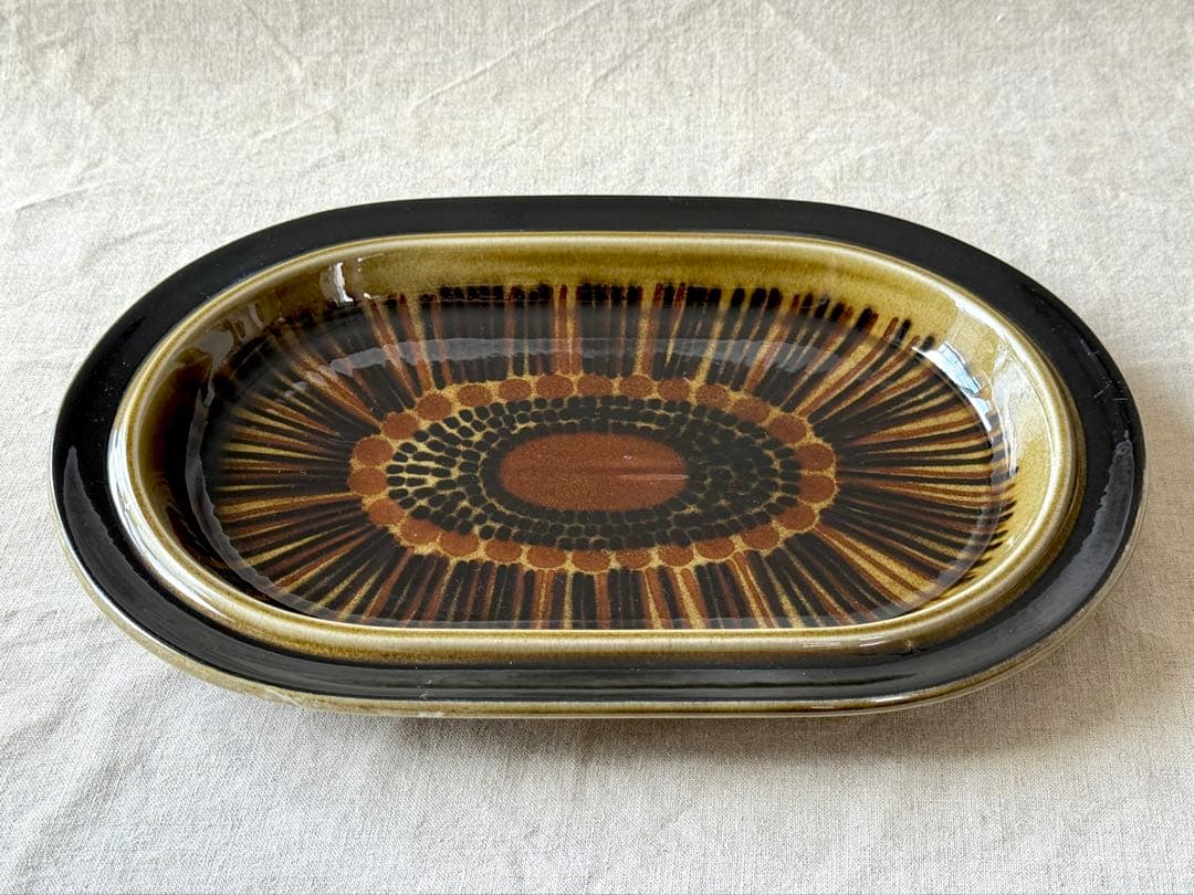 ARABIA vintage Kosmos オーバルプレート(36cm)