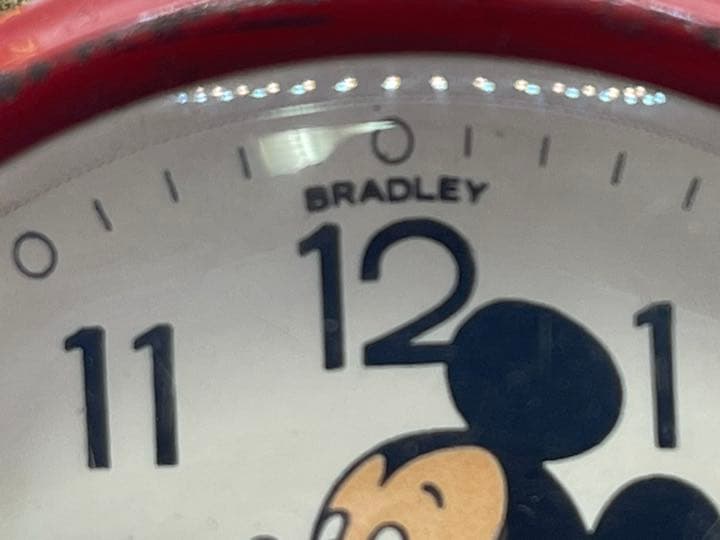 BRADLEY ディズニー　目覚まし時計　ジャンク品