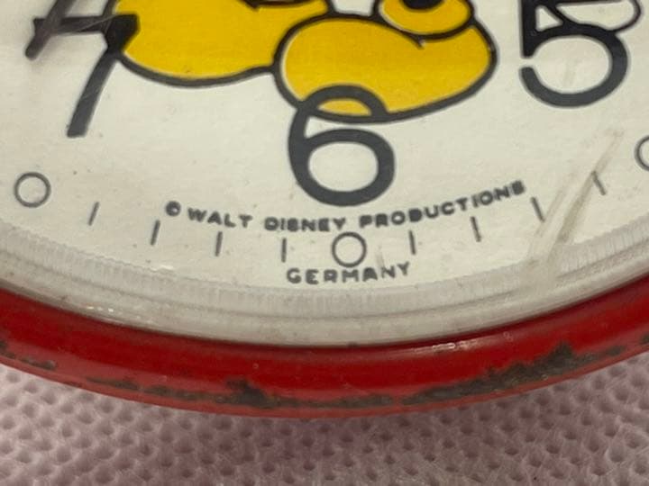 BRADLEY ディズニー　目覚まし時計　ジャンク品