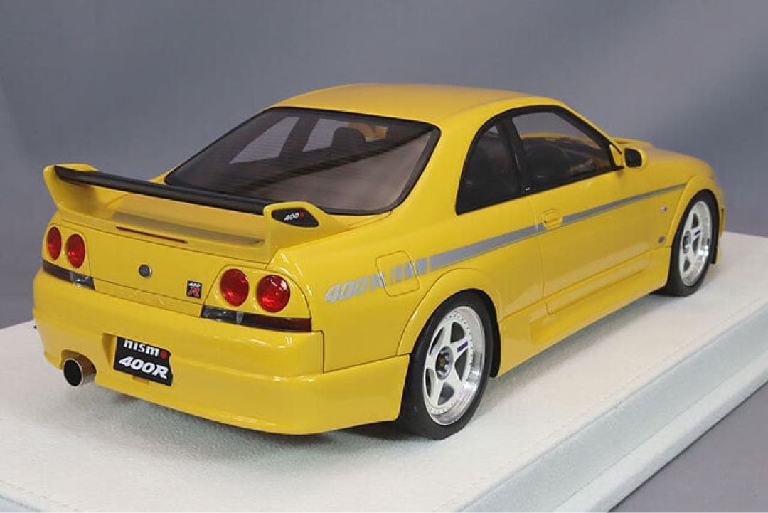 アイドロン 1/18 ニスモ 400R 1996 イエロー
