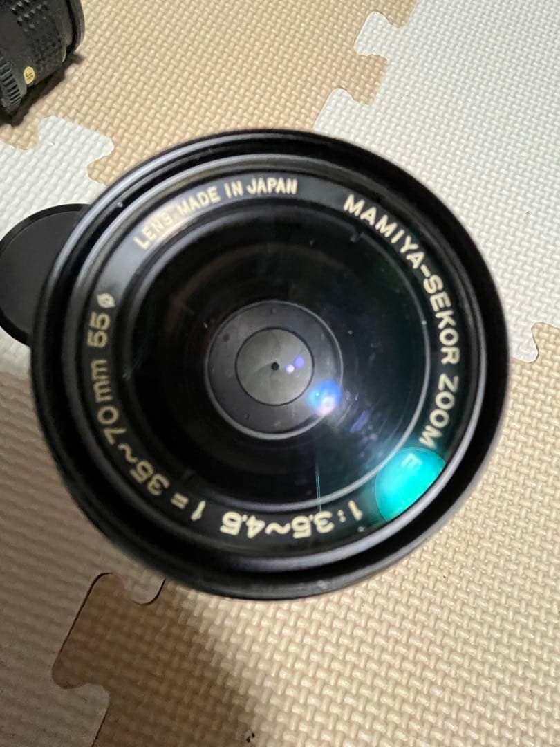 【ジャンク】カメラレンズ　mamiya.TAKIMAR