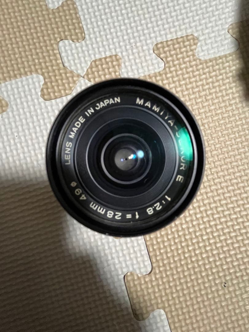 【ジャンク】カメラレンズ　mamiya.TAKIMAR