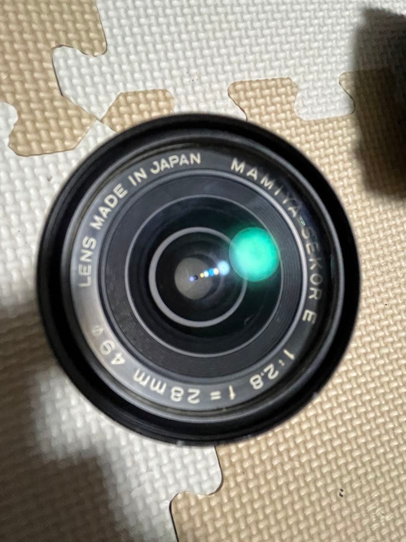 【ジャンク】カメラレンズ　mamiya.TAKIMAR