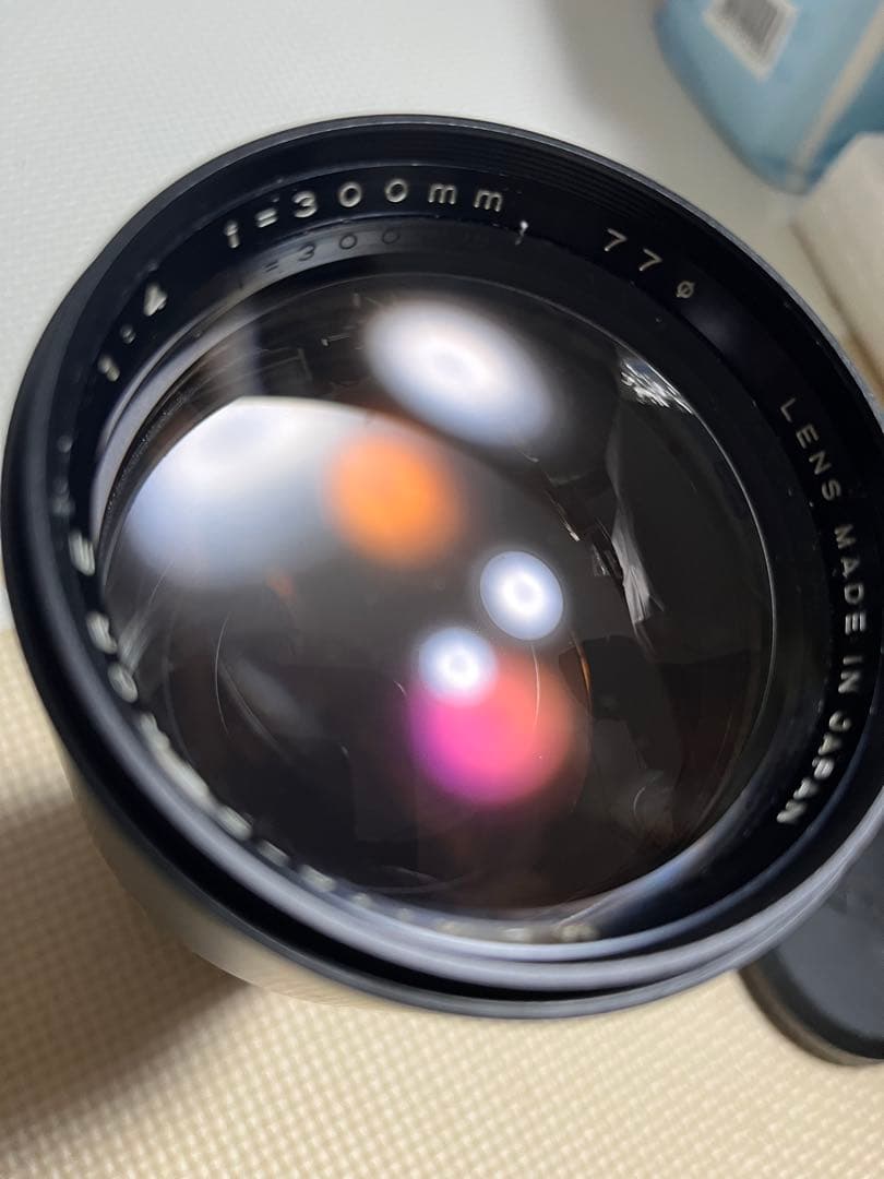 【ジャンク】カメラレンズ　mamiya.TAKIMAR