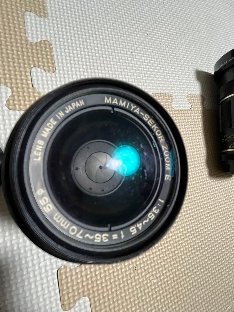 【ジャンク】カメラレンズ　mamiya.TAKIMAR