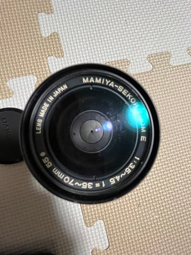 【ジャンク】カメラレンズ　mamiya.TAKIMAR