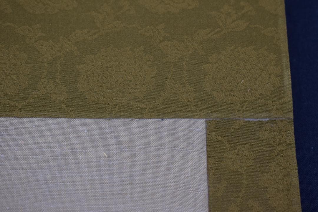 白雲/達磨図/小品/横物/掛軸☆宝船☆Z-437