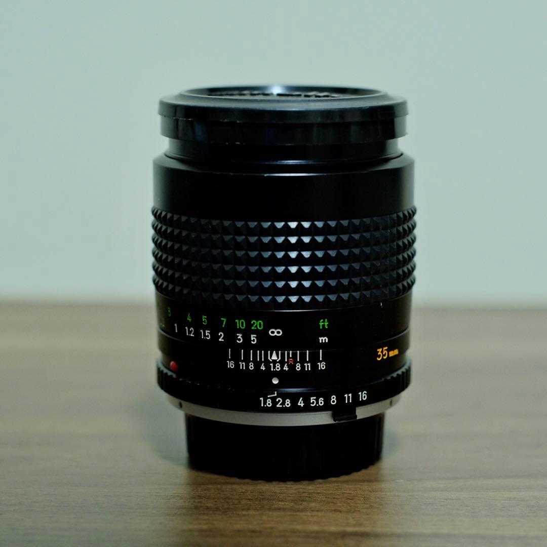 レンズ(単焦点) MINOLTA W.ROKKOR-HH 35mm f/1.8