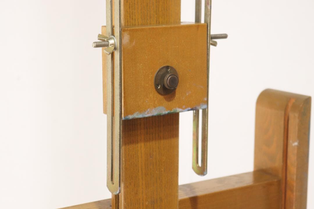 ヴィンテージ 大型 イーゼル 看板立て キャスター 昇降 画架 ディスプレイ