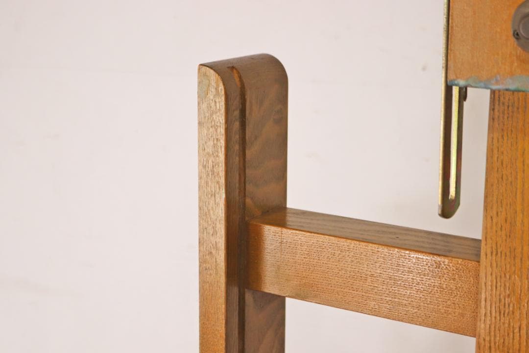 ヴィンテージ 大型 イーゼル 看板立て キャスター 昇降 画架 ディスプレイ