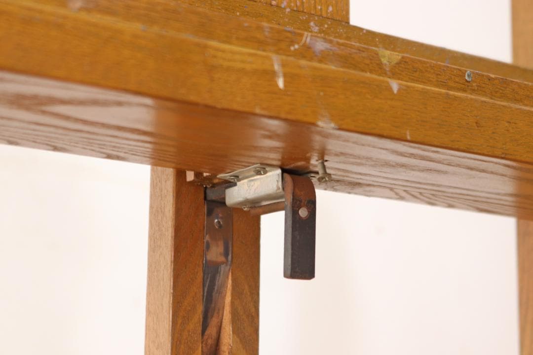 ヴィンテージ 大型 イーゼル 看板立て キャスター 昇降 画架 ディスプレイ