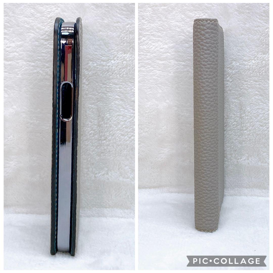 ✨美品✨ボナベンチュラ iPhone12 Pro 手帳型ケース トゥルーグレー
