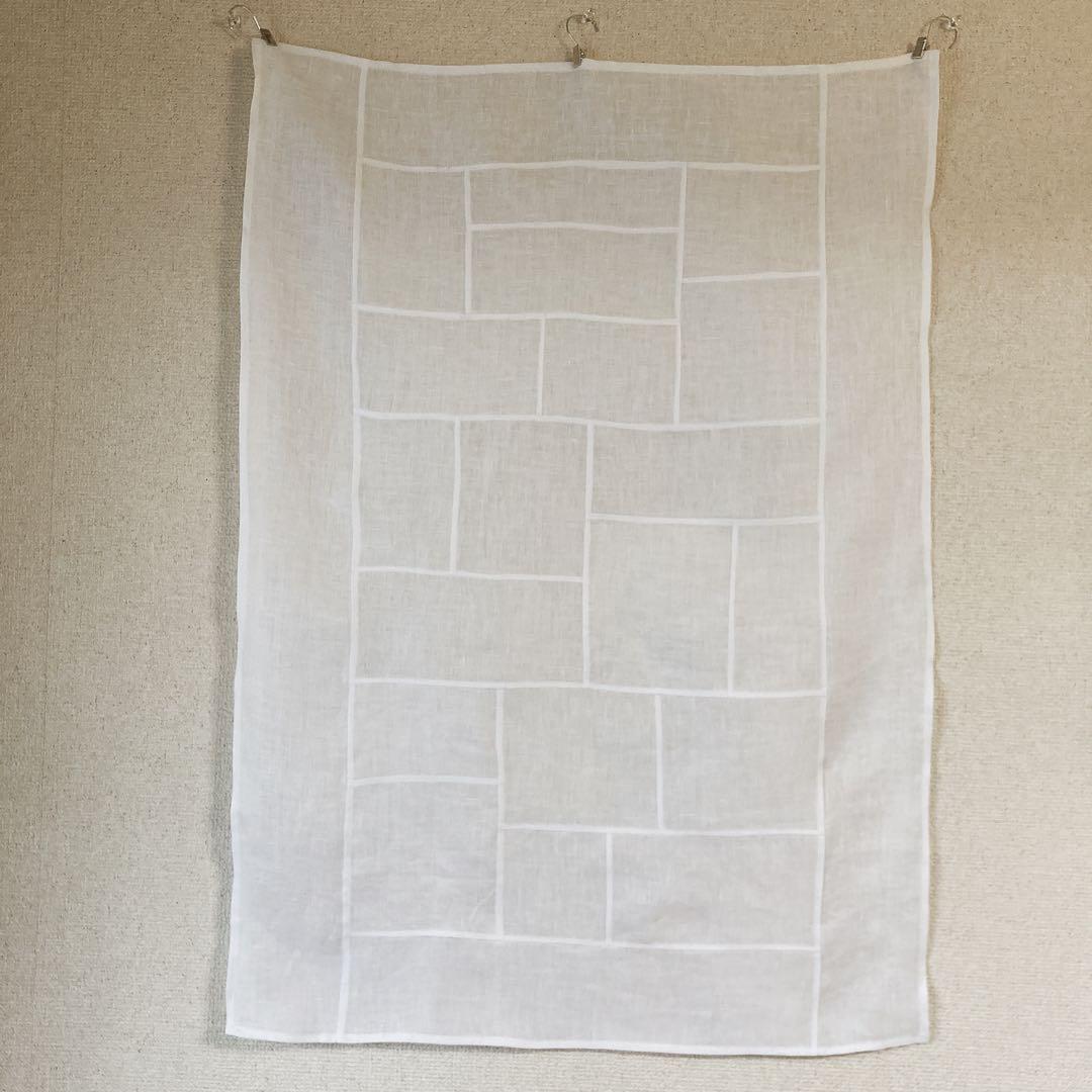 ポジャギ　85×60 ホワイトリネン　No.235