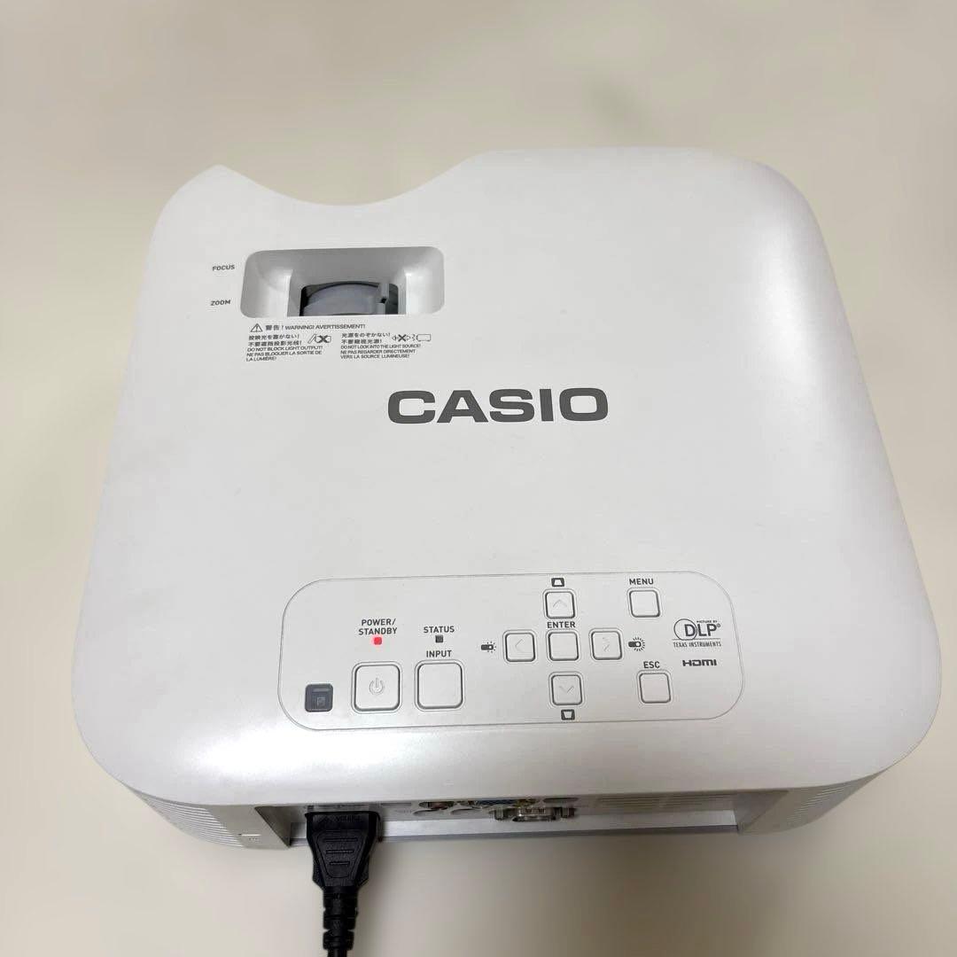 CASIO プロジェクターXJ-F210WN カシオ【ランプ時間619H】会議