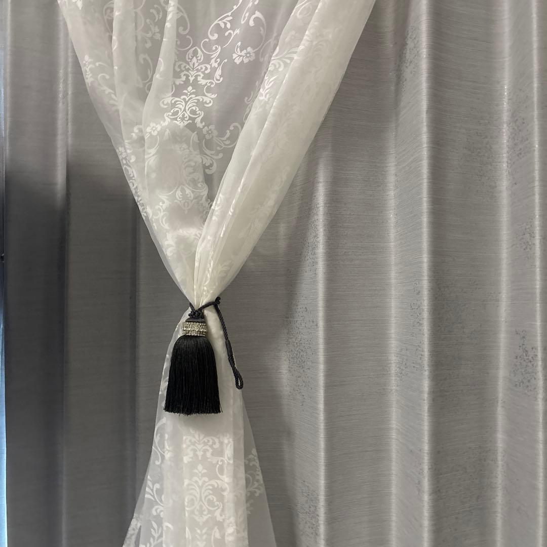 Francfranc ダブルカーテン H1780×W1000 2枚