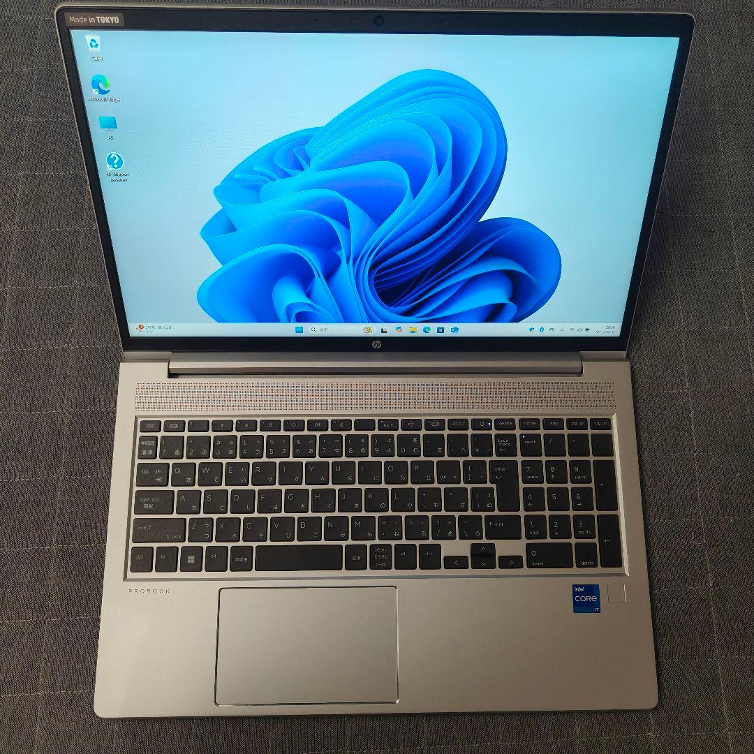 東京生産 美品 HP 爆速 11世代 i7 32GB 新品 1TB 15.6型