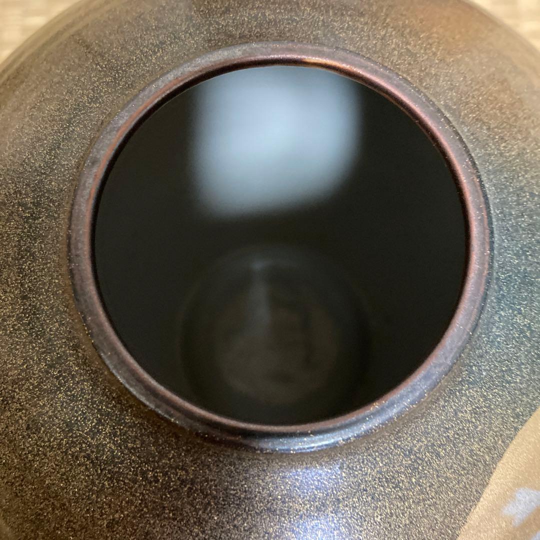 九谷焼花瓶置き物