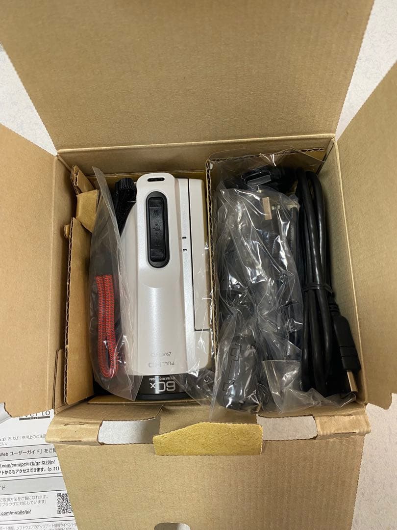 JVC GZ-F270ホワイト ビデオカメラ