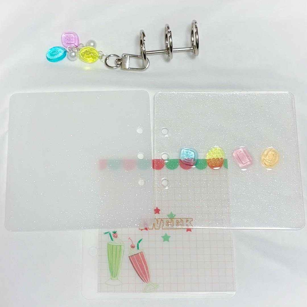 【コメントからのご購入】B8 ましかくバインダー ❁ キャンディ2500