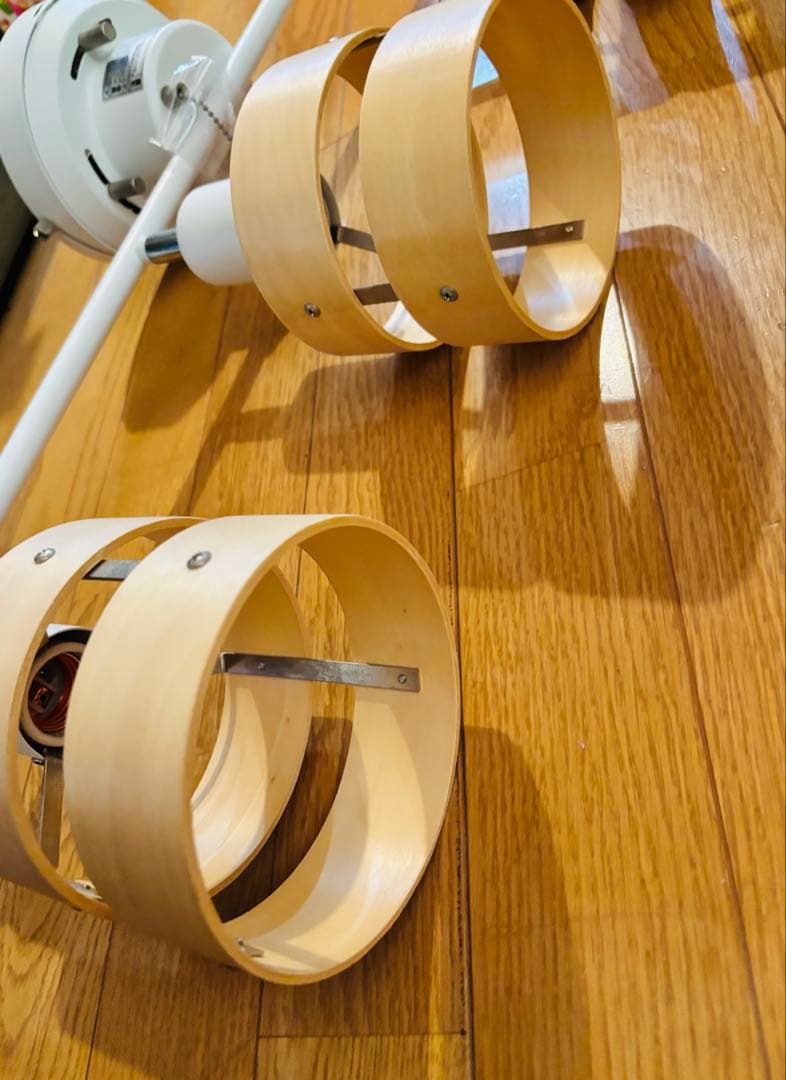 ニトリ　シーリングライト　Nウッドリング　4灯　照明器具