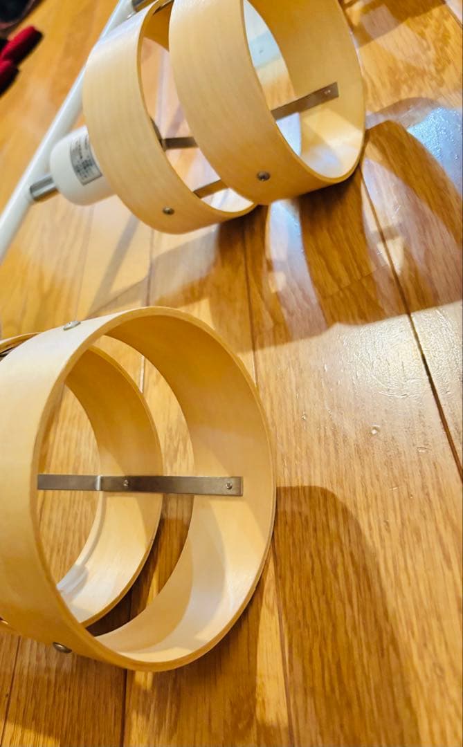 ニトリ　シーリングライト　Nウッドリング　4灯　照明器具