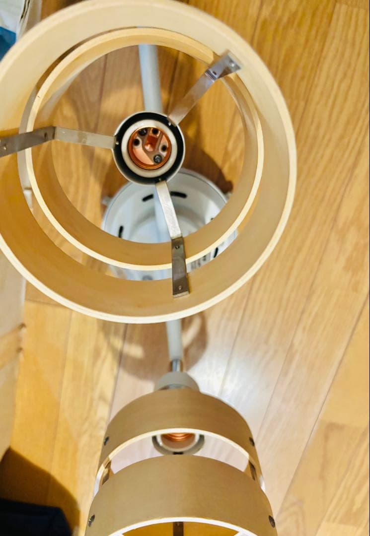 ニトリ　シーリングライト　Nウッドリング　4灯　照明器具