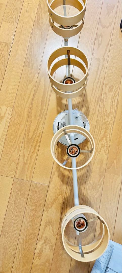 ニトリ　シーリングライト　Nウッドリング　4灯　照明器具