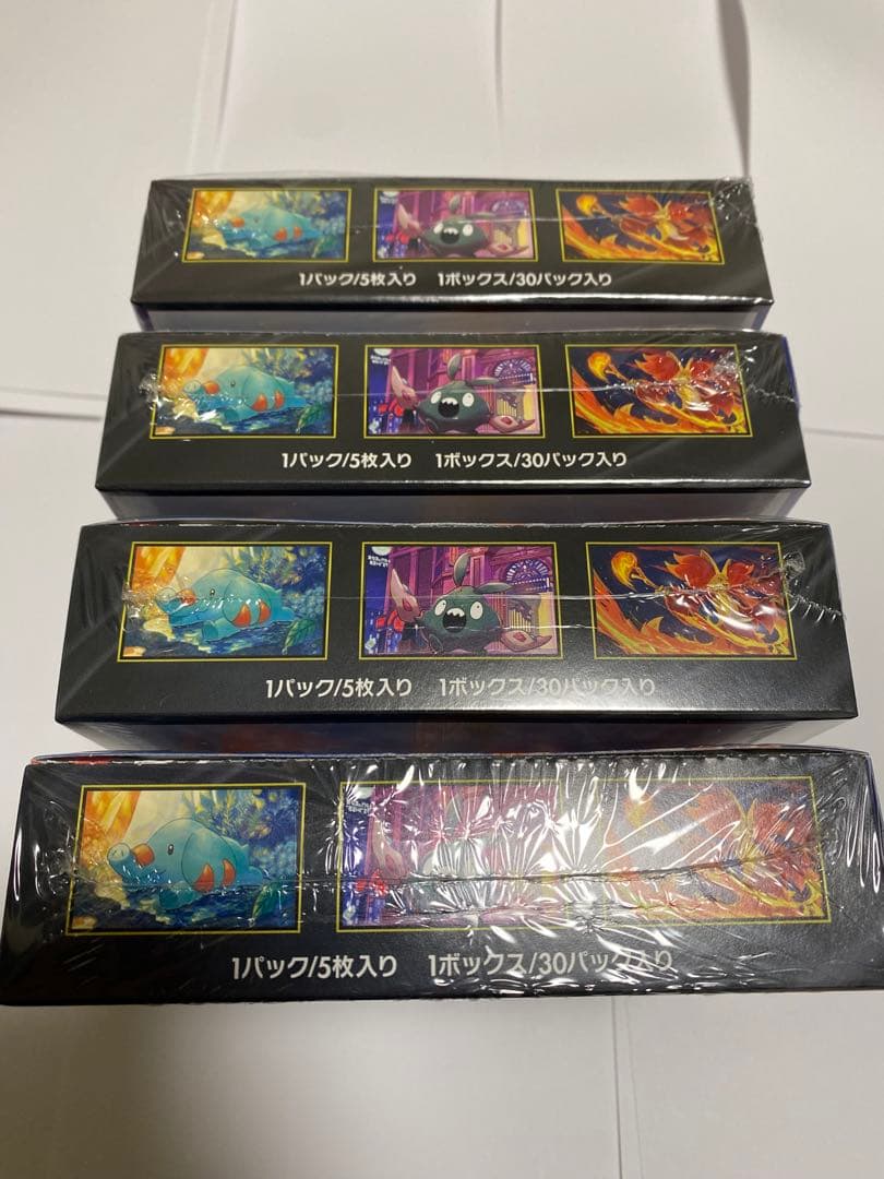 ポケモンカードゲームMEGA拡張パック「ニンジャスピナー」シュリンク付き4BOX