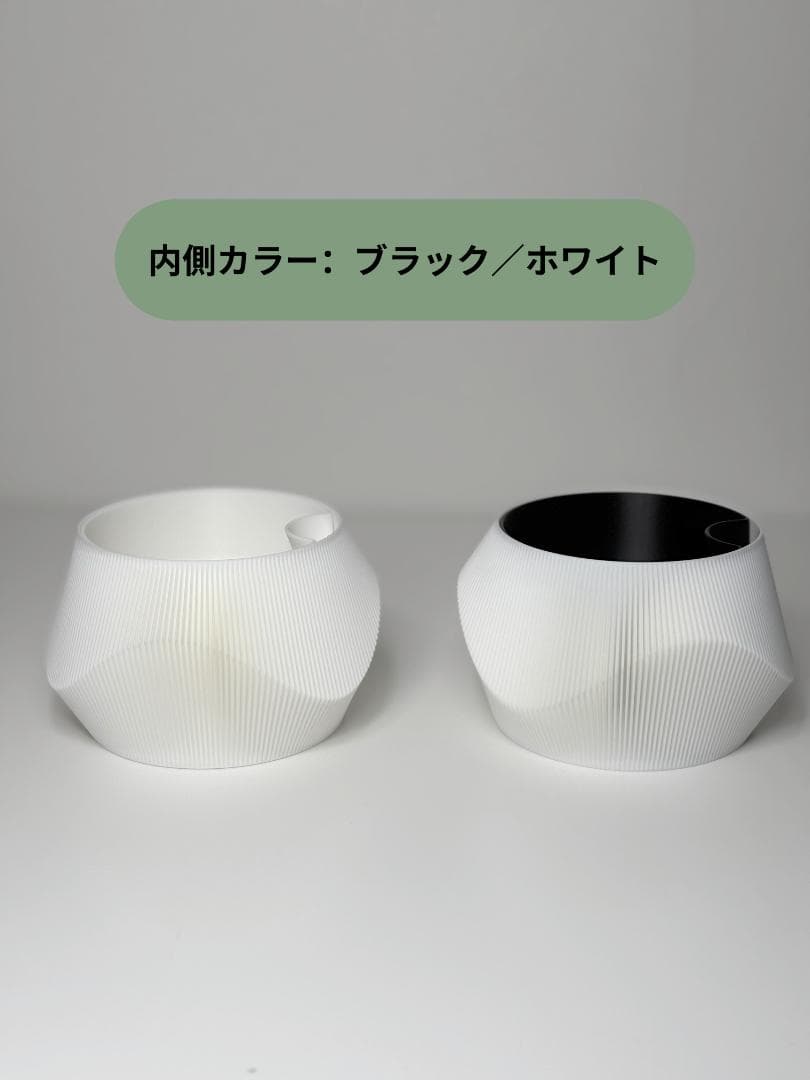 スタイリッシュなプラスチック植木鉢