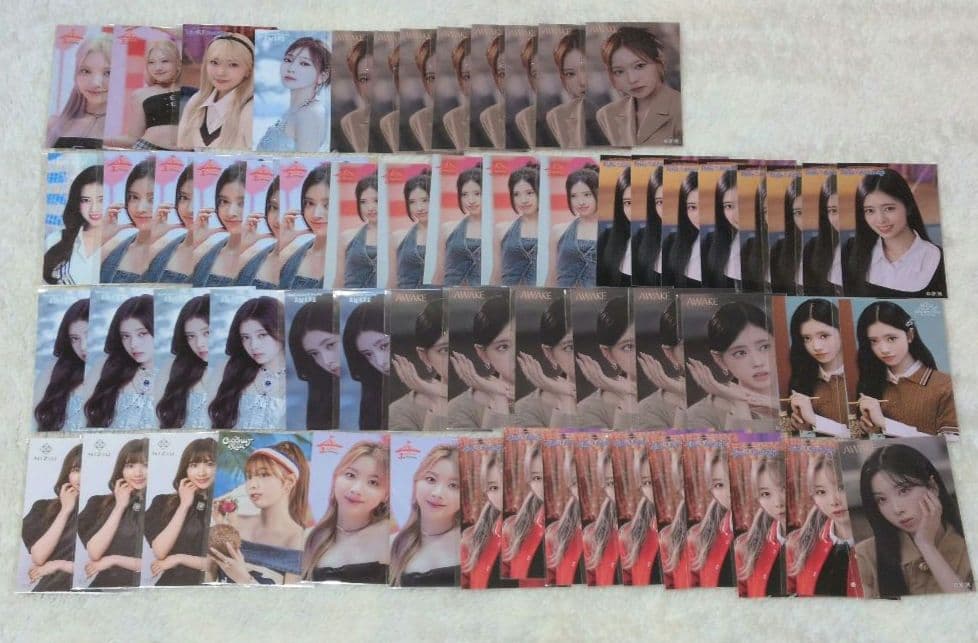 バラ売り⭕ NiziU オンラインくじ ステッカー フォトカ チャーム グリップ