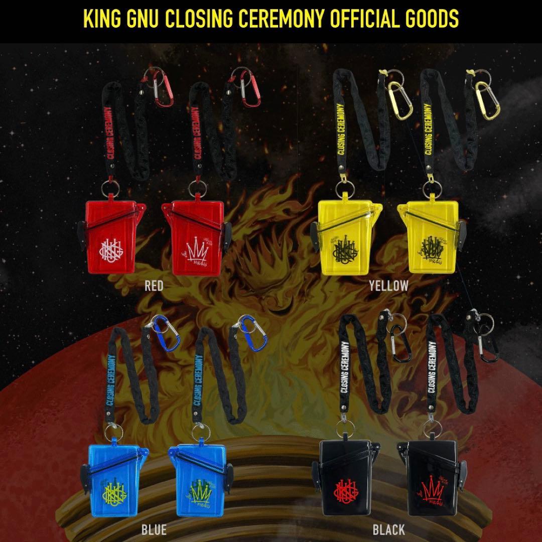 KING GNU （キングヌー） 2023 CLEAR CARD CASE 黒